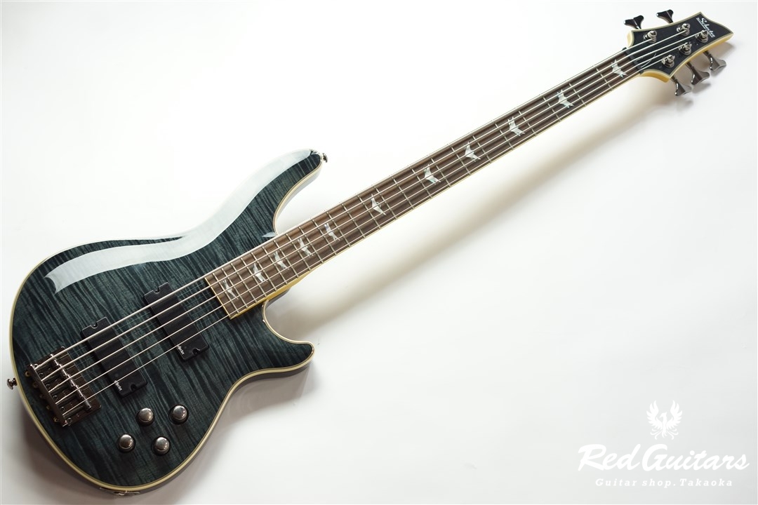 通電確認済みですSCHECTER AD-OM5-EXT Omen Extreme5 - See-Thru Black(STBK) | Red ...